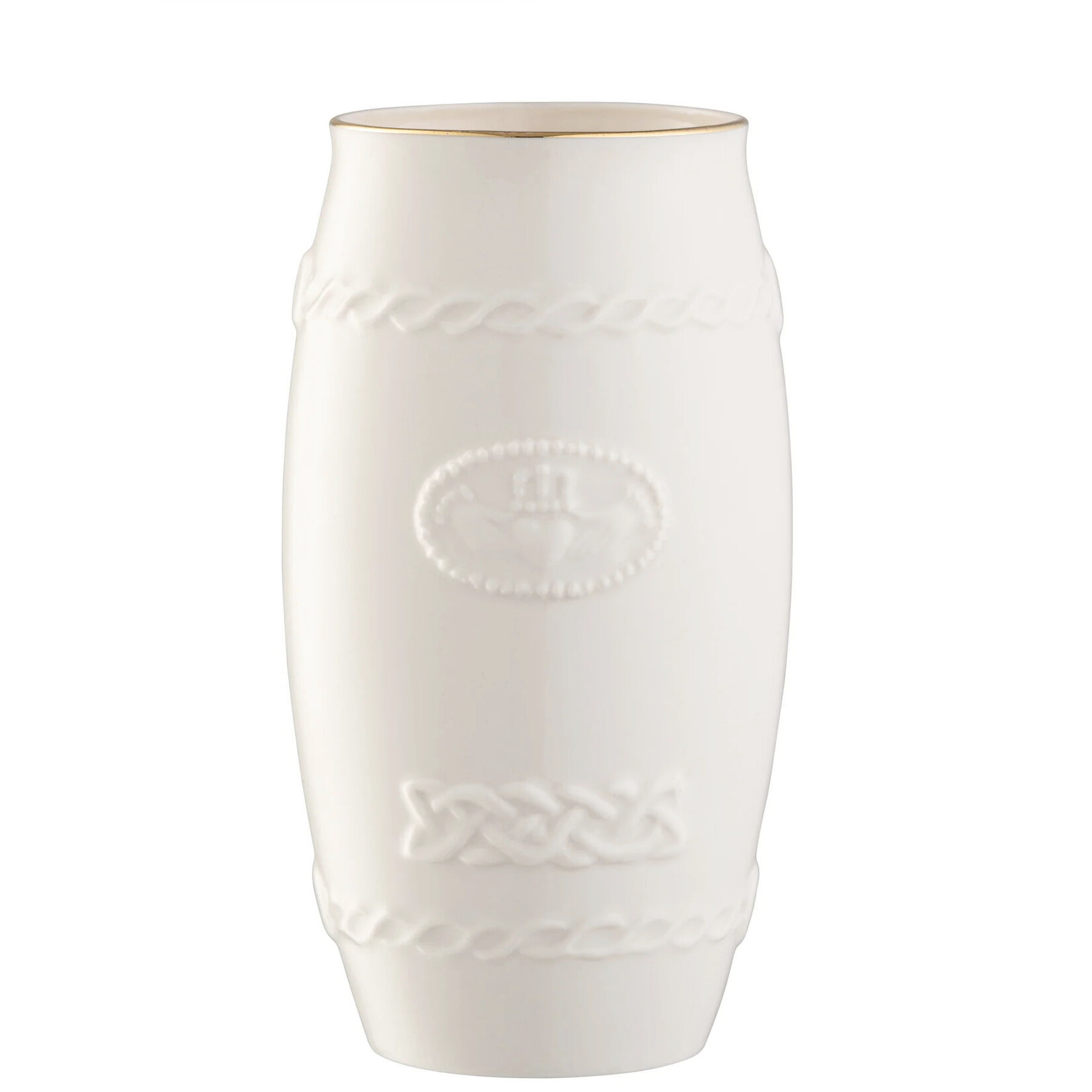 VASES & BOWLS BELLEEK CLASSIC CLADDAGH SPILL VASE