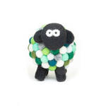 DECOR FELT SHEEP COLLECTIBLE - MultiGreen Med