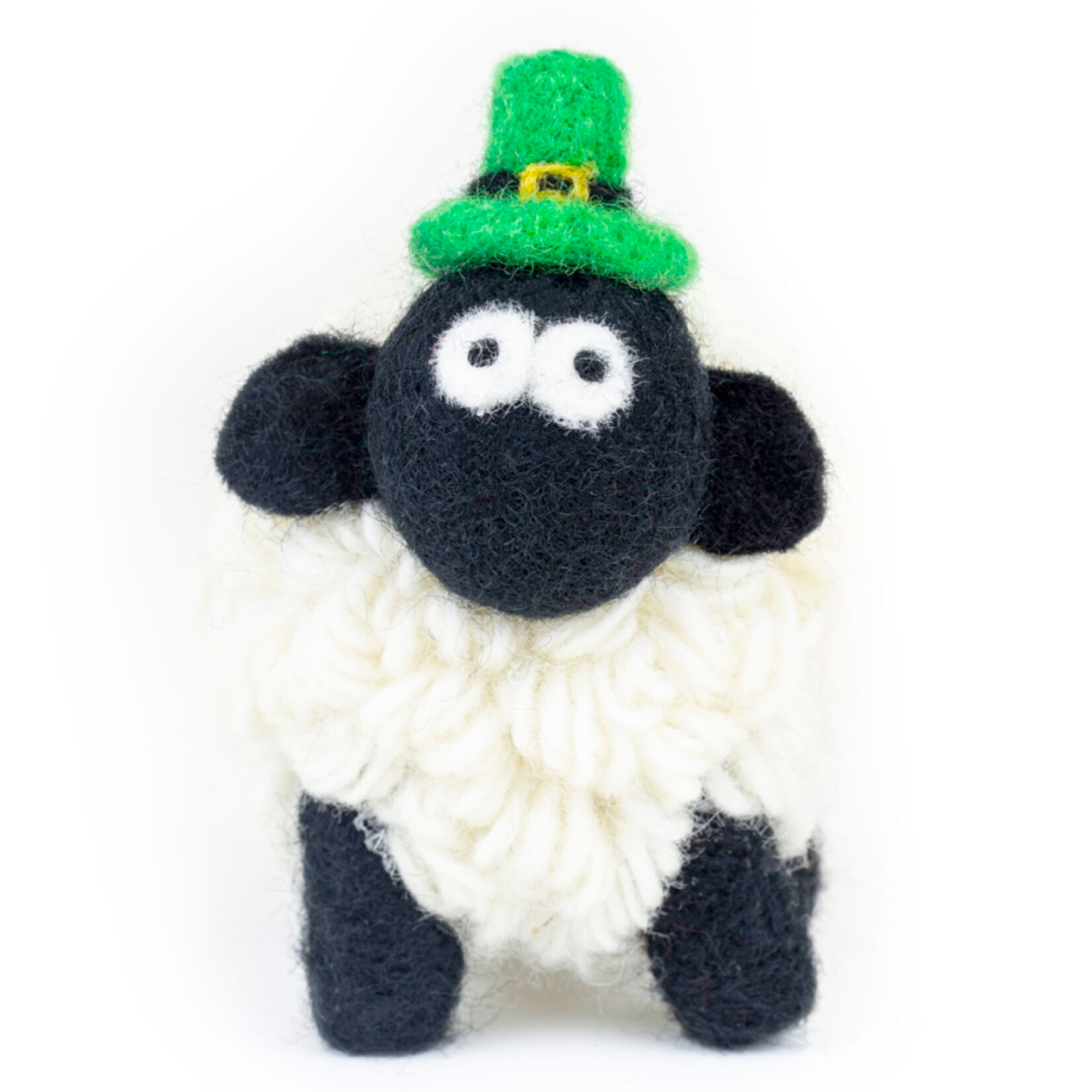 DECOR KNITTED SHEEP COLLECTIBLE - Med Leprechaun Hat