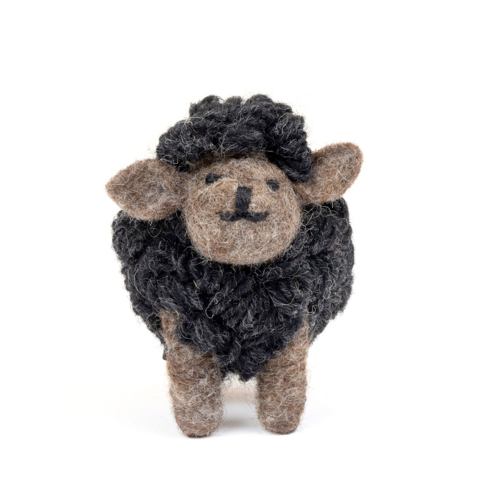 DECOR KNITTED SHEEP COLLECTIBLE - Charcoal Small
