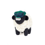 DECOR KNITTED SHEEP COLLECTIBLE - Mountain Med Blue Grn Tartan Cap