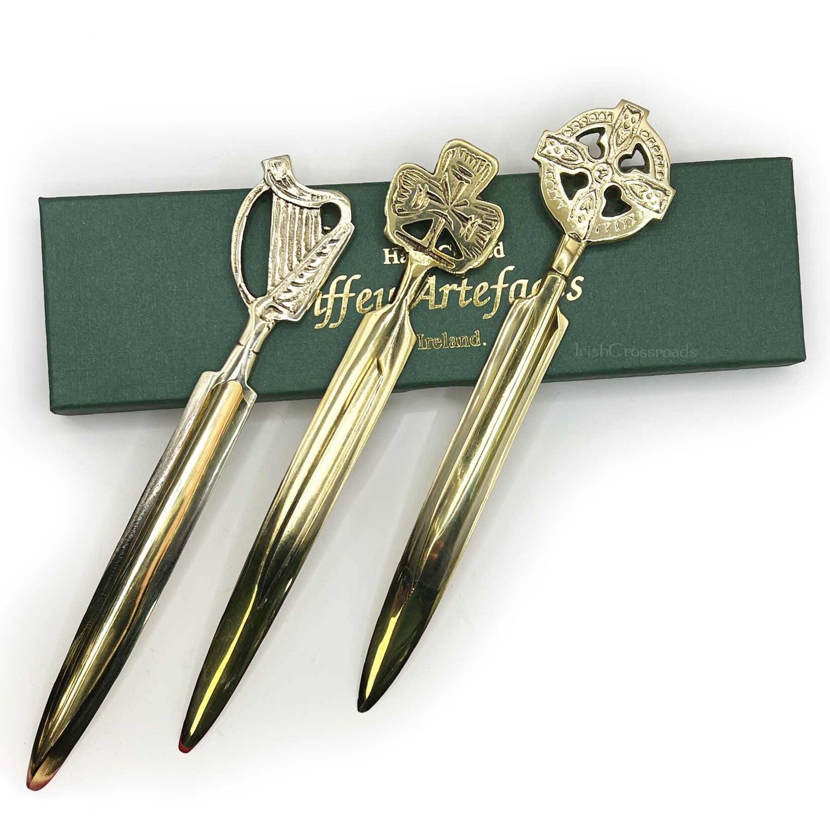 GIFTWARE ASSORTED IRISH BRASS LETTER OPENER