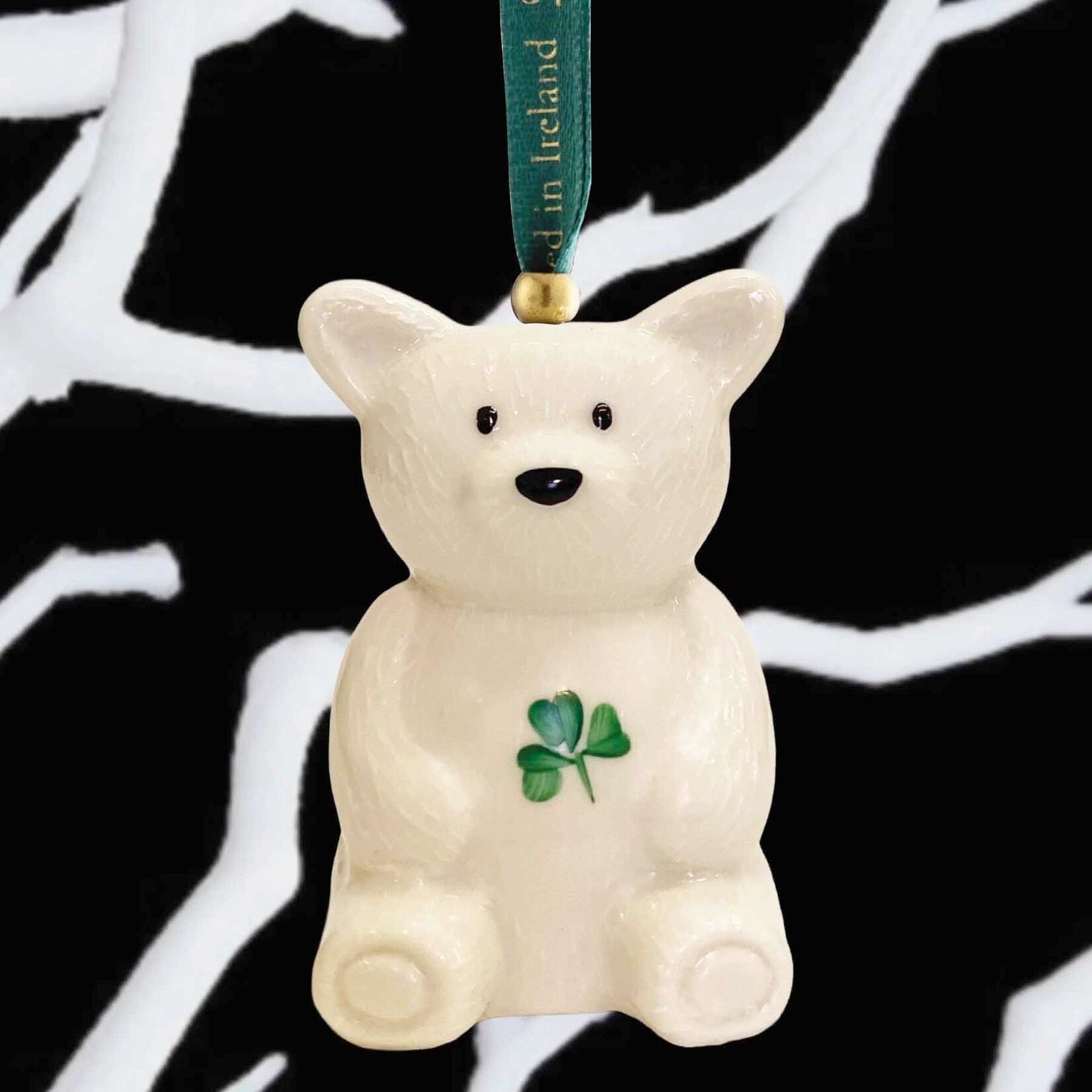 ORNAMENTS BELLEEK ORNAMENT - Classic Teddy Bear