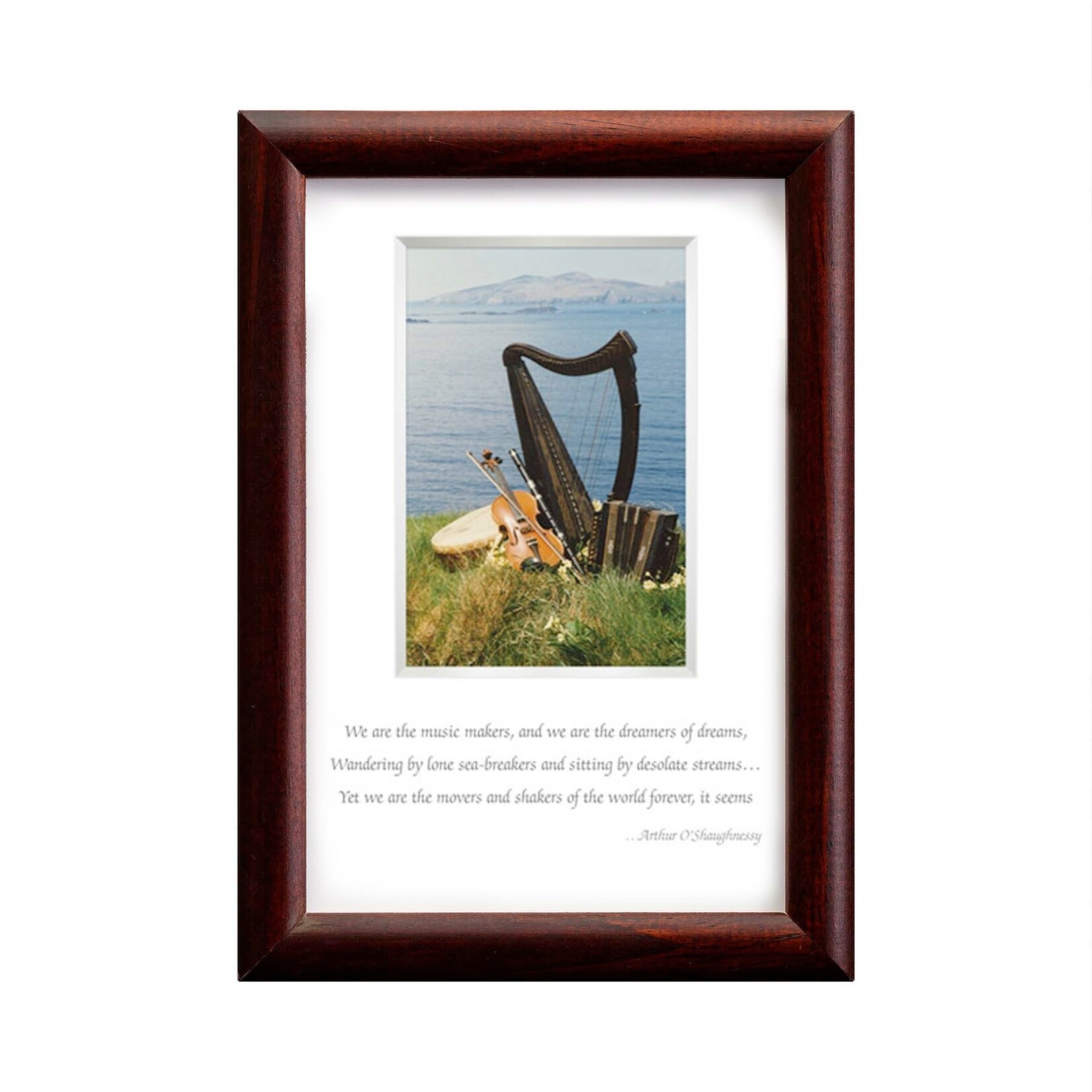 PLAQUES, SIGNS & POSTERS MINI IRISH PRINTS - We are the music makers...