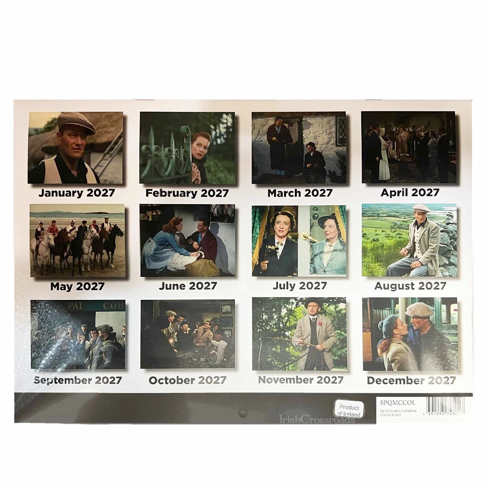 NOVELTY QUIET MAN CALENDAR COLOR - 2027