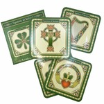 KITCHEN & ACCESSORIES GIFT BOX COASTERS - SYMBOLS of IRELAND (Set of 4)