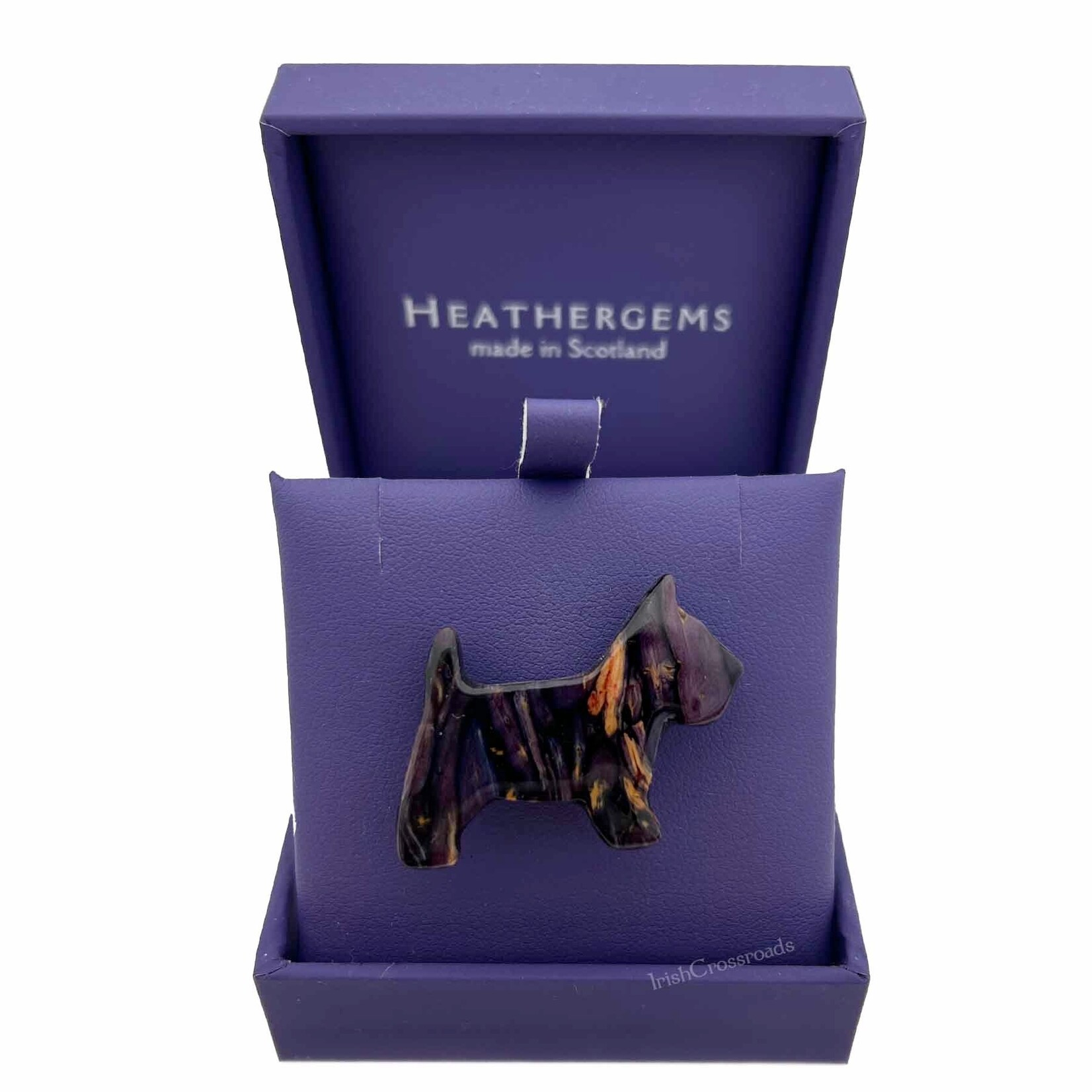 PINS & BROACHES HEATHERGEM SCOTTIE BROOCH