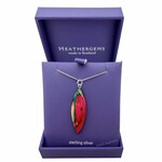 PENDANTS & NECKLACES HEATHERGEM LONG OVAL HEATHER STERLING PENDANT