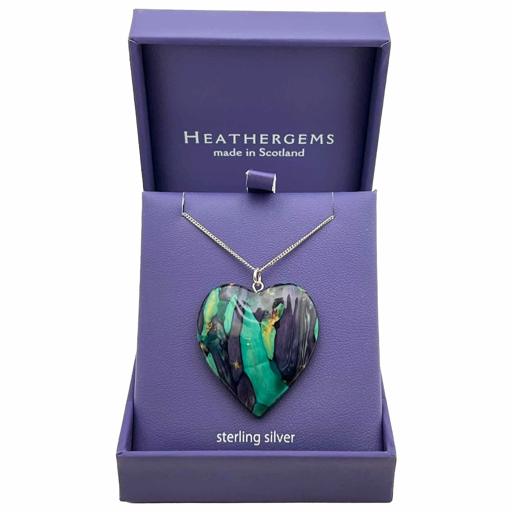 PENDANTS & NECKLACES HEATHERGEM LARGE HEART PENDANT