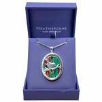 PENDANTS & NECKLACES HEATHERGEM CIRCULAR ROBIN PENDANT