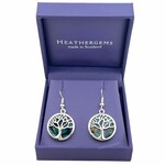 EARRINGS HEATHERGEM TREE of LIFE PLATED EARRINGS