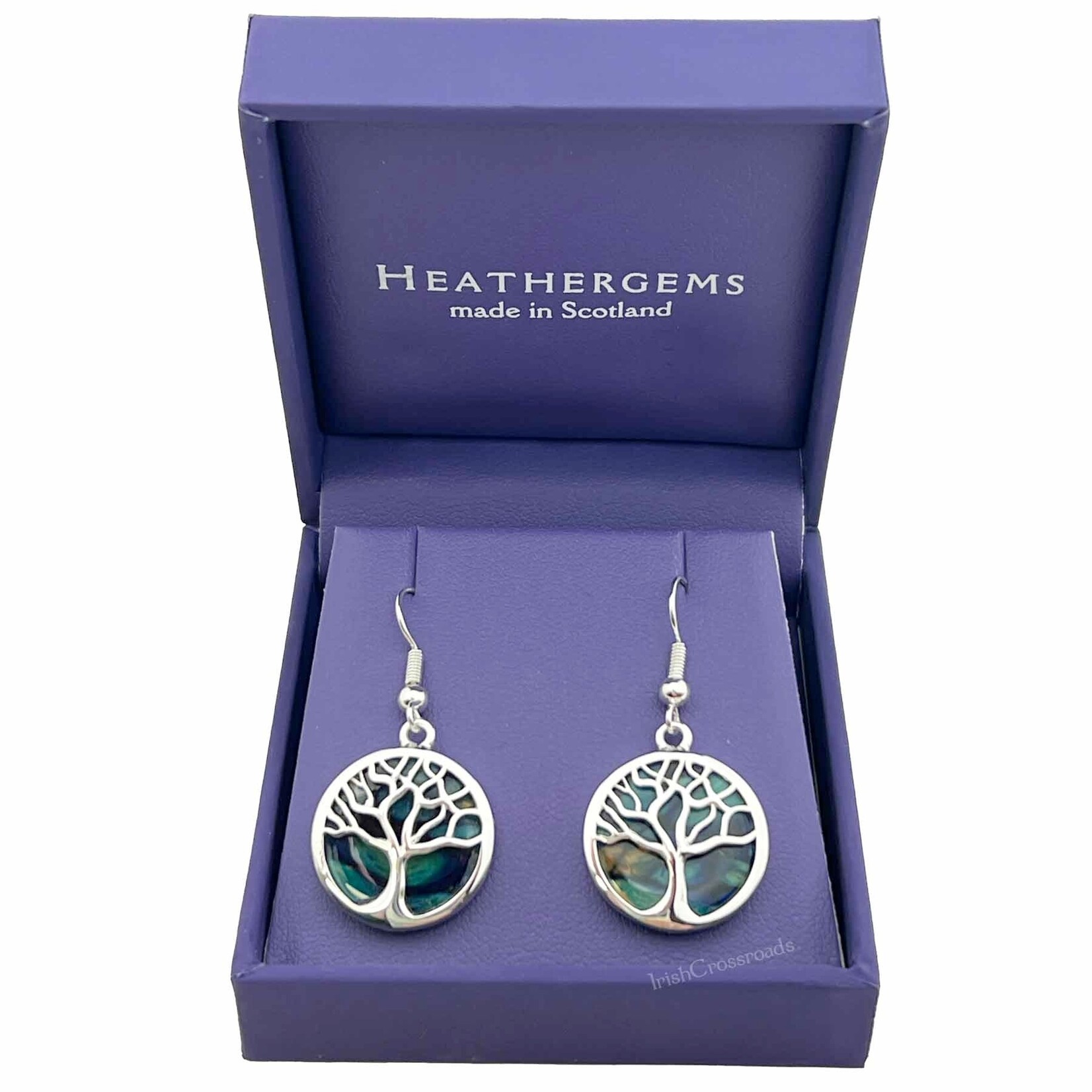 EARRINGS HEATHERGEM TREE of LIFE PLATED EARRINGS