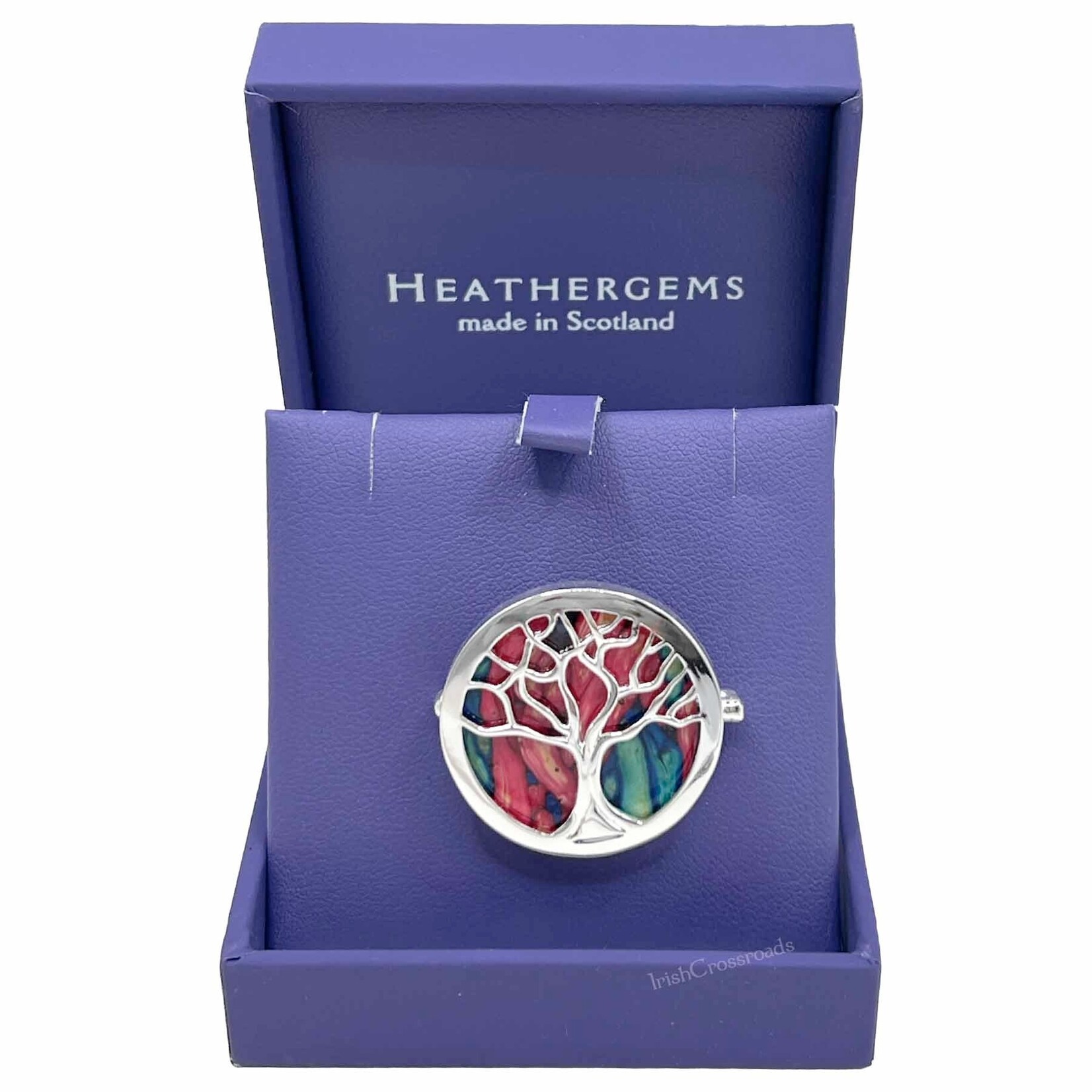 PINS & BROACHES HEATHERGEM TREE of LIFE PLATED BROOCH