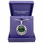 PENDANTS & NECKLACES HEATHERGEM CORMAG CELTIC PLATED PENDANT