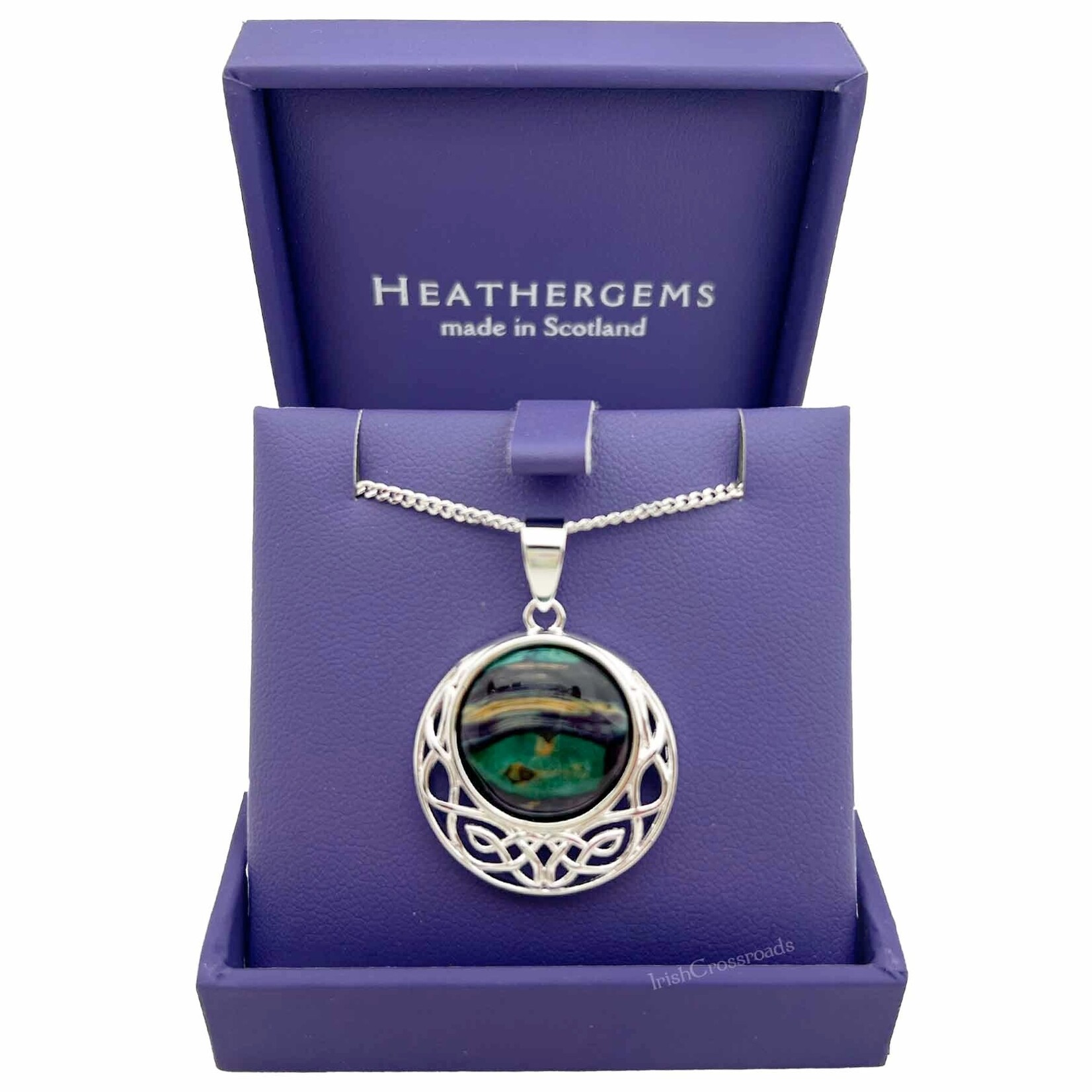 PENDANTS & NECKLACES HEATHERGEM CORMAG CELTIC PLATED PENDANT