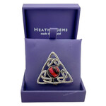 PINS & BROACHES HEATHERGEM TRINITY PEWTER BROOCH