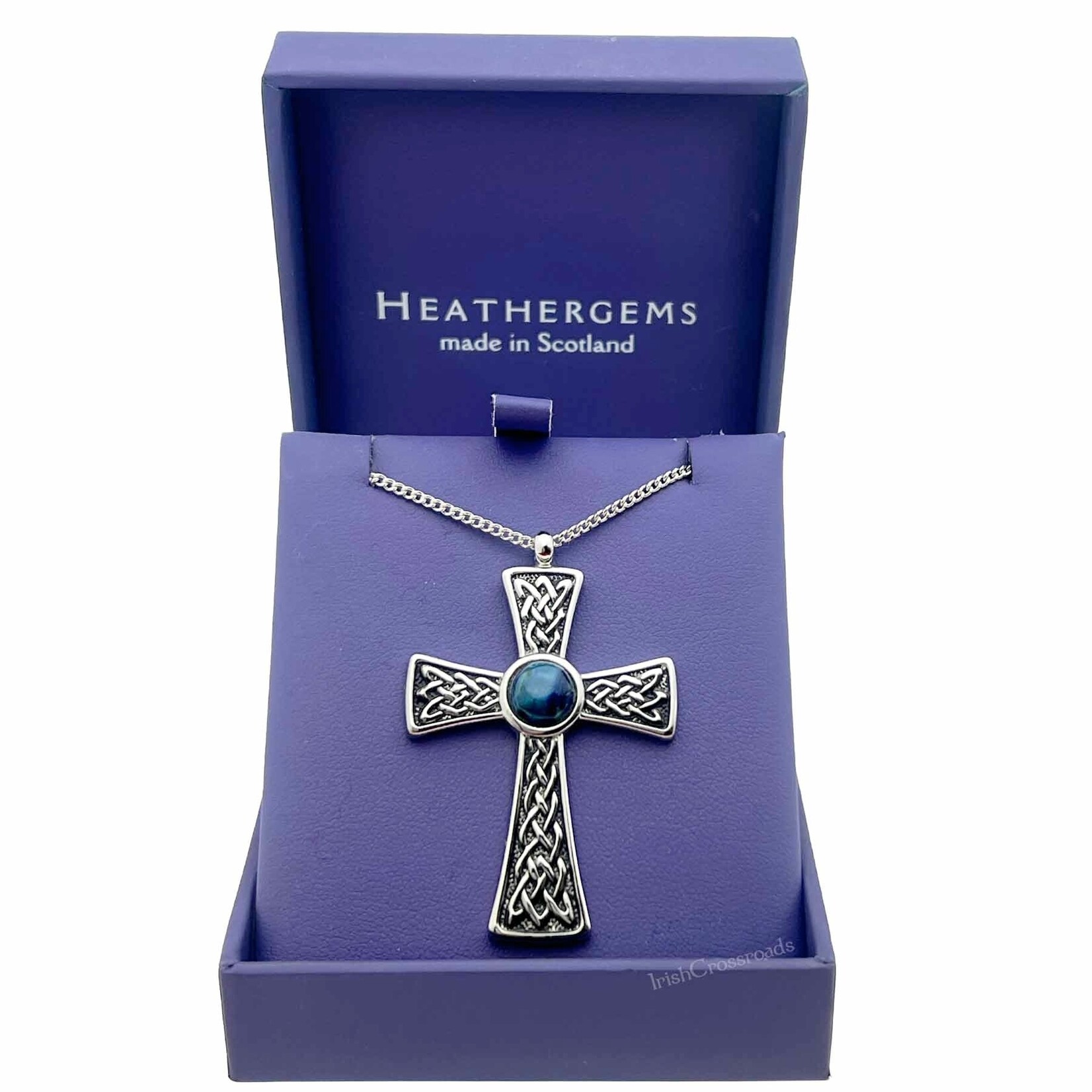 CELTIC CROSSES HEATHERGEM LRG CELTIC CROSS  PENDANT