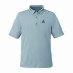 SPORTSWEAR TEXTURED POLO w SHAMROCK & TRINITY