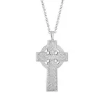 PENDANTS & NECKLACES SOLVAR STERLING HVY CELTIC HIGH CROSS PENDANT