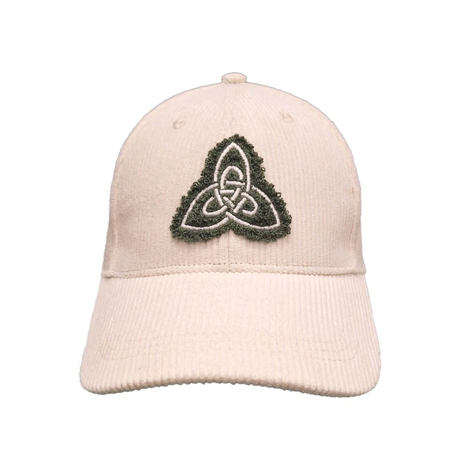 CAPS & HATS CELTIC KNOT CORD-STYLE CREAM BASEBALL CAP