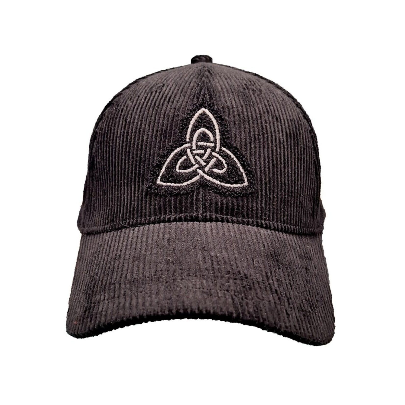 CAPS & HATS CELTIC KNOT CORD-STYLE BLACK BASEBALL CAP