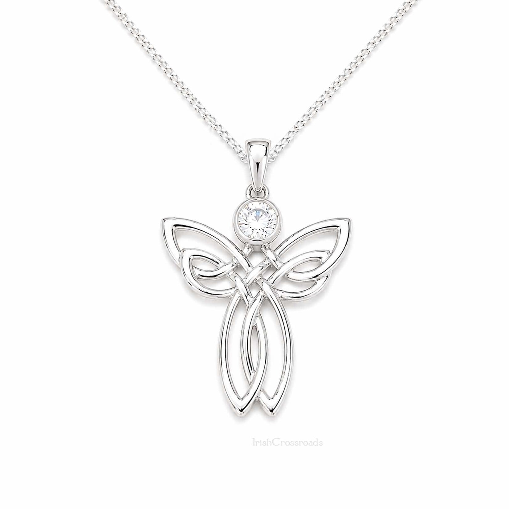 PENDANTS & NECKLACES FADO STERLING ANGEL PENDANT