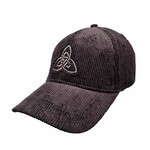 CAPS & HATS CELTIC KNOT CORD-STYLE BLACK BASEBALL CAP