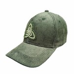 CAPS & HATS CELTIC KNOT CORD-STYLE GREEN BASEBALL CAP