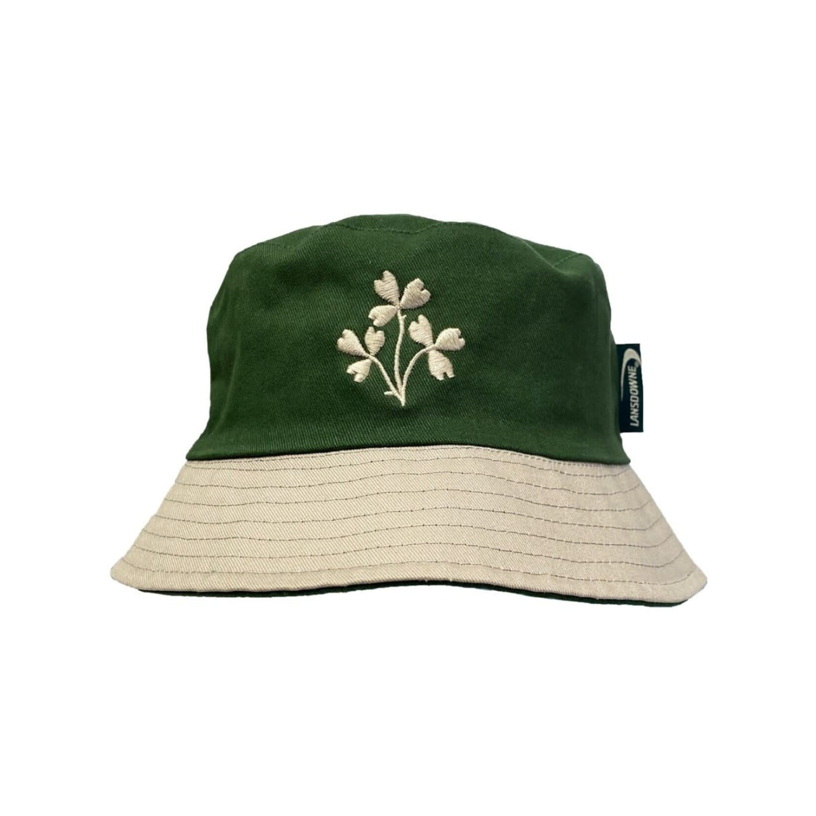 CAPS & HATS BOT/BEIGE IRL&SHAM BUCKET HAT