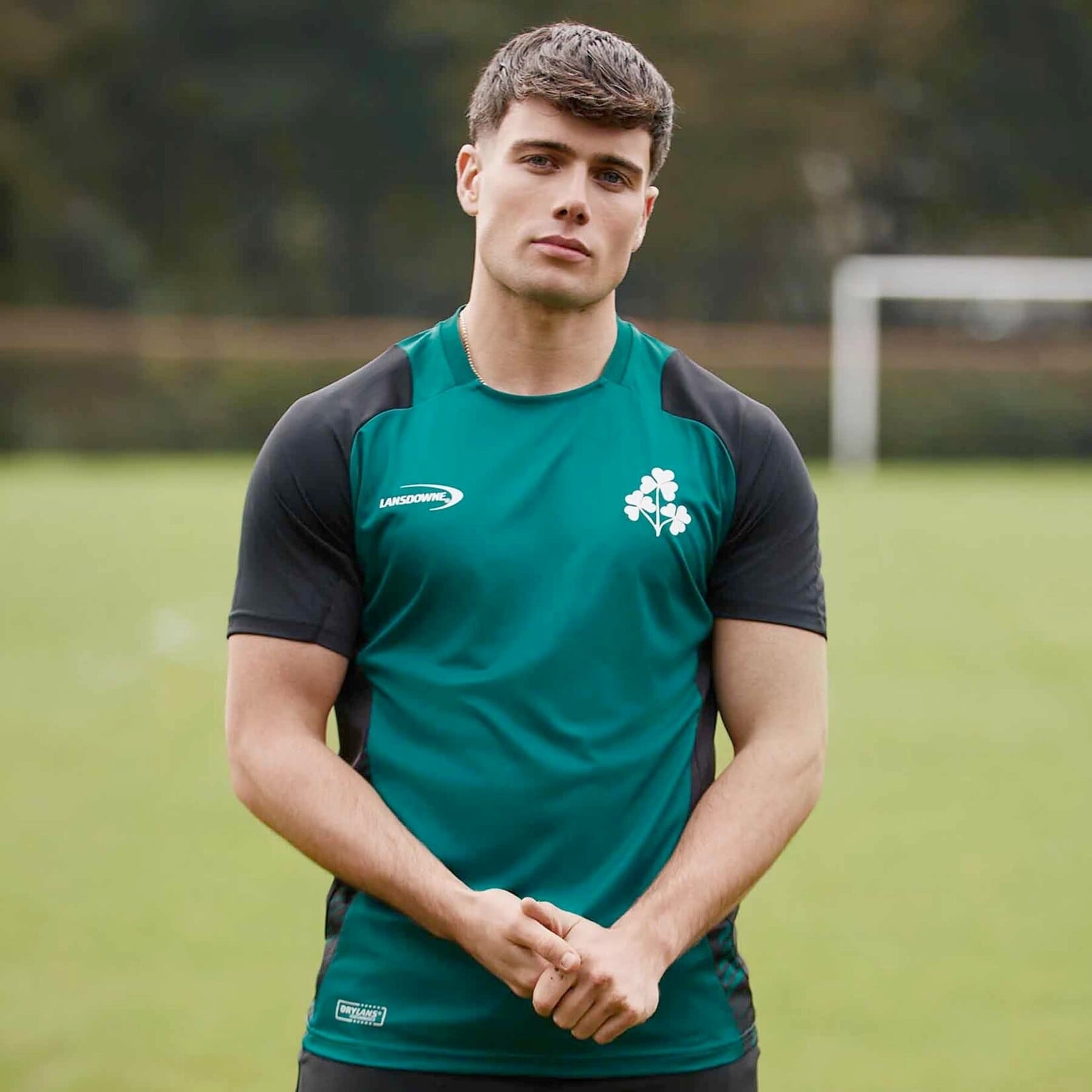 SPORTSWEAR LANSDOWNE GRN/BLK IRL SHAMROCK PERFORMANCE SHIRT