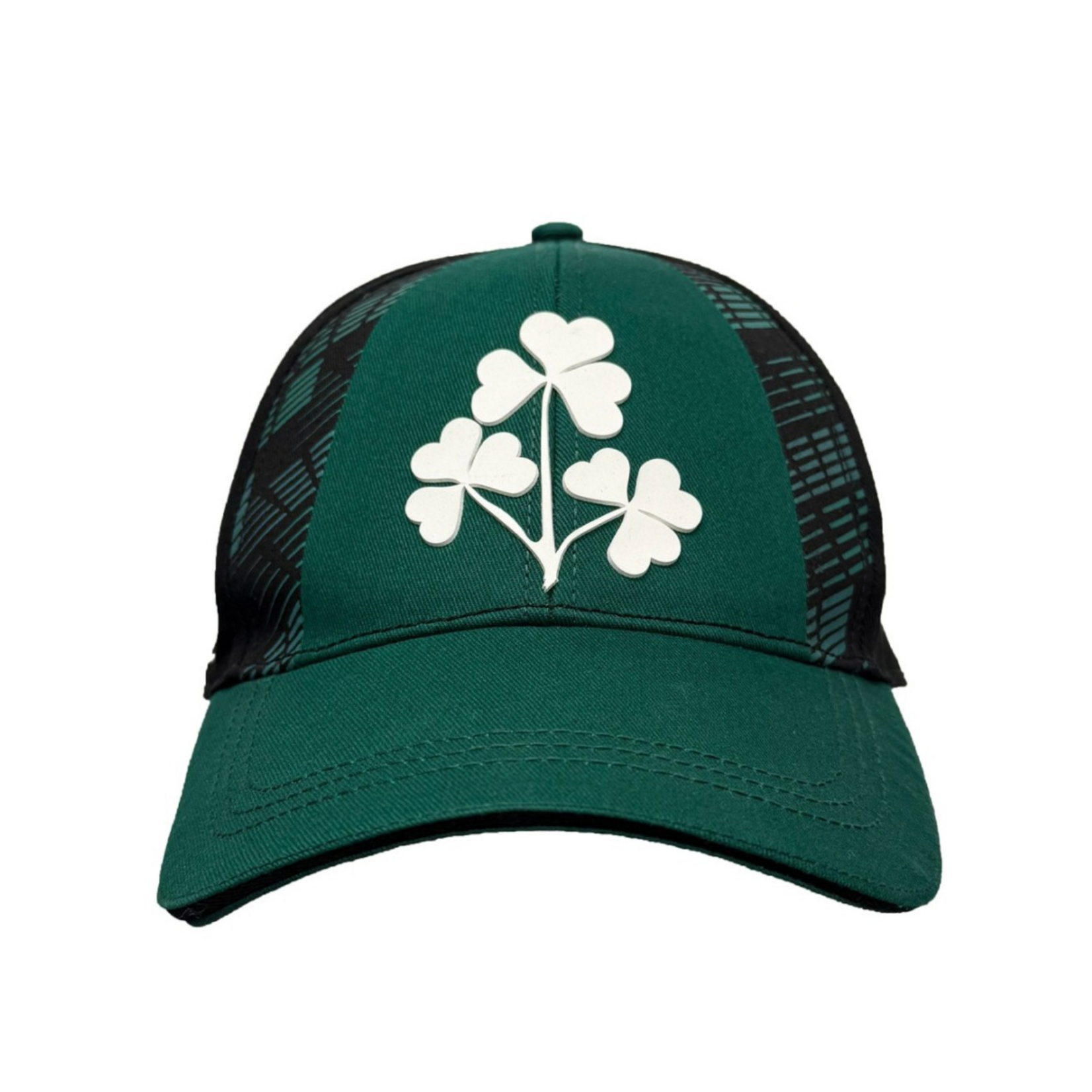 CAPS & HATS GRN/BLK IRL SHAMROCK PERFORMANCE BASEBALL CAP