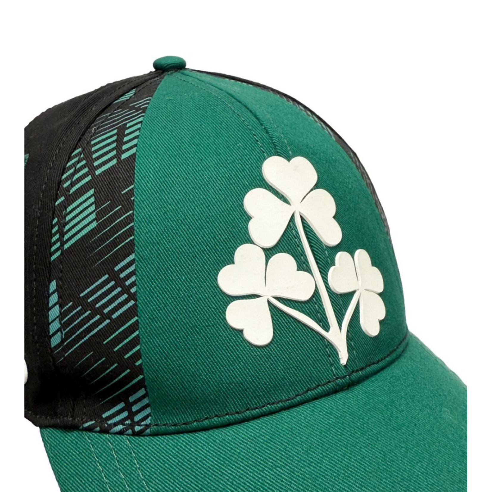CAPS & HATS GRN/BLK IRL SHAMROCK PERFORMANCE BASEBALL CAP