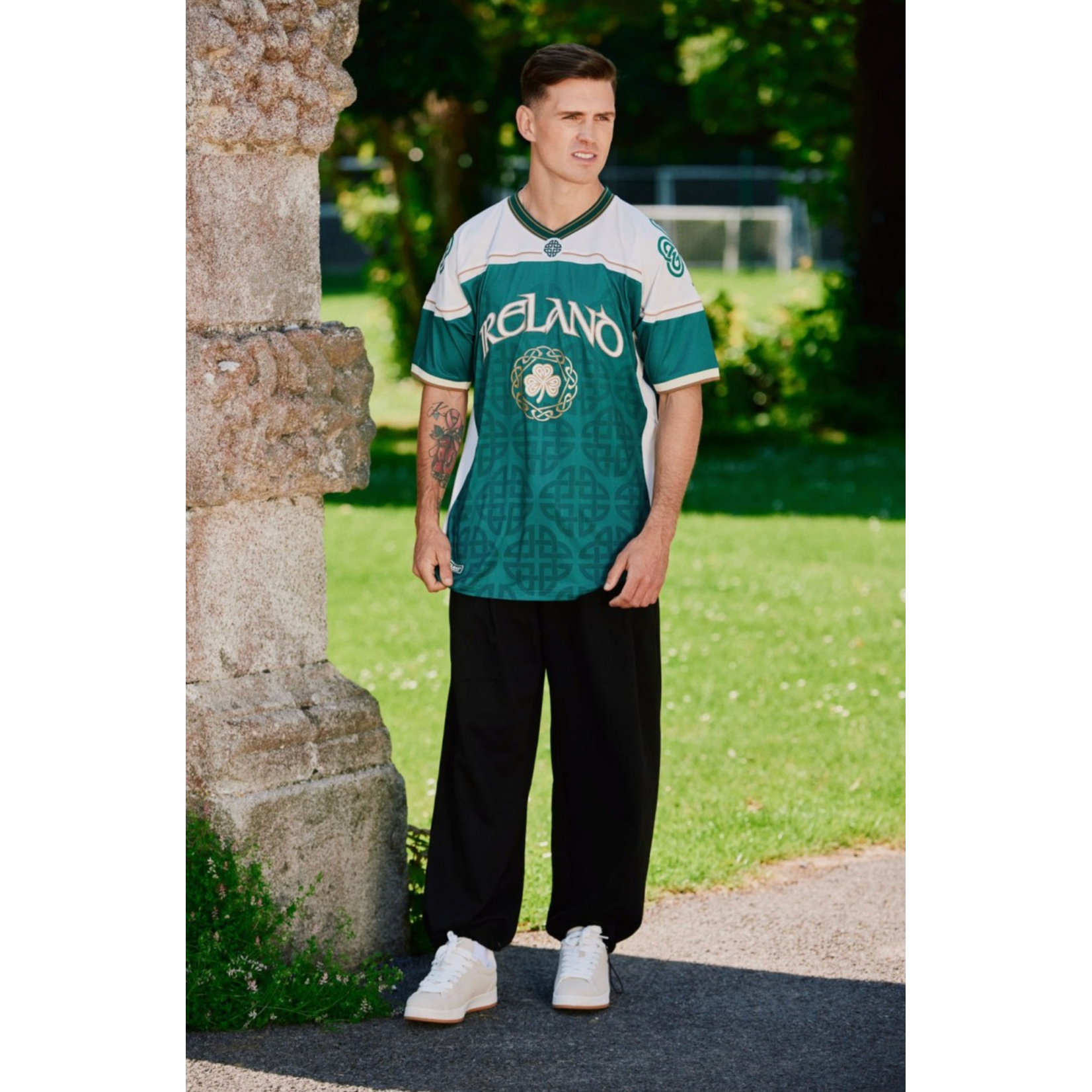 SPORTSWEAR GRN/CRM IRL CELTIC USA FOOTBALL JERSEY