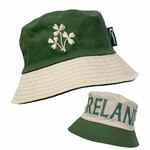CAPS & HATS BOT/BEIGE IRL&SHAM BUCKET HAT