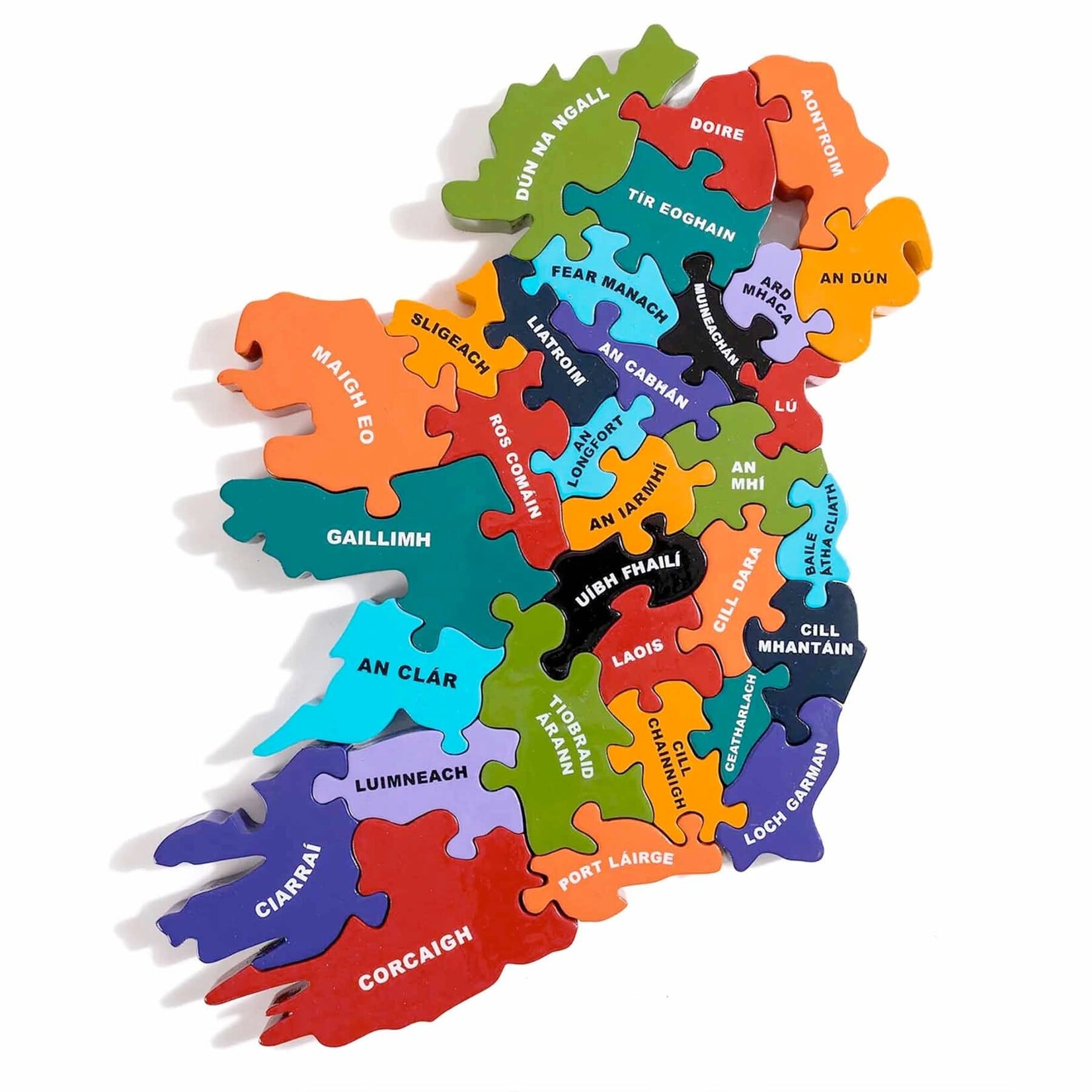 TOYS ALPHABET JIGSAWS - Map of Ireland (Irish)
