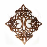 DECOR CELTIC WOOD CARVING - Double Tree of Life