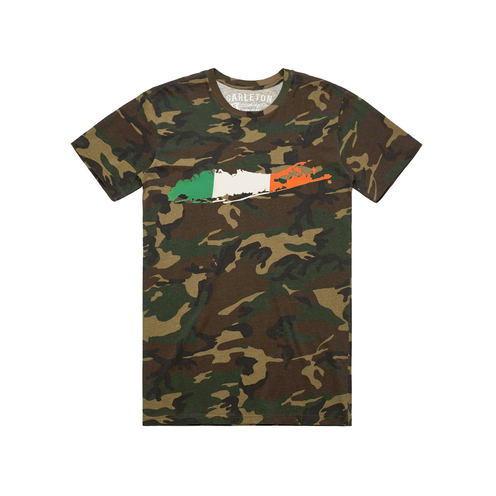 SHIRTS CLEARANCE: CARLETON LI IRISH T-SHIRT - Camo :FINAL SALE