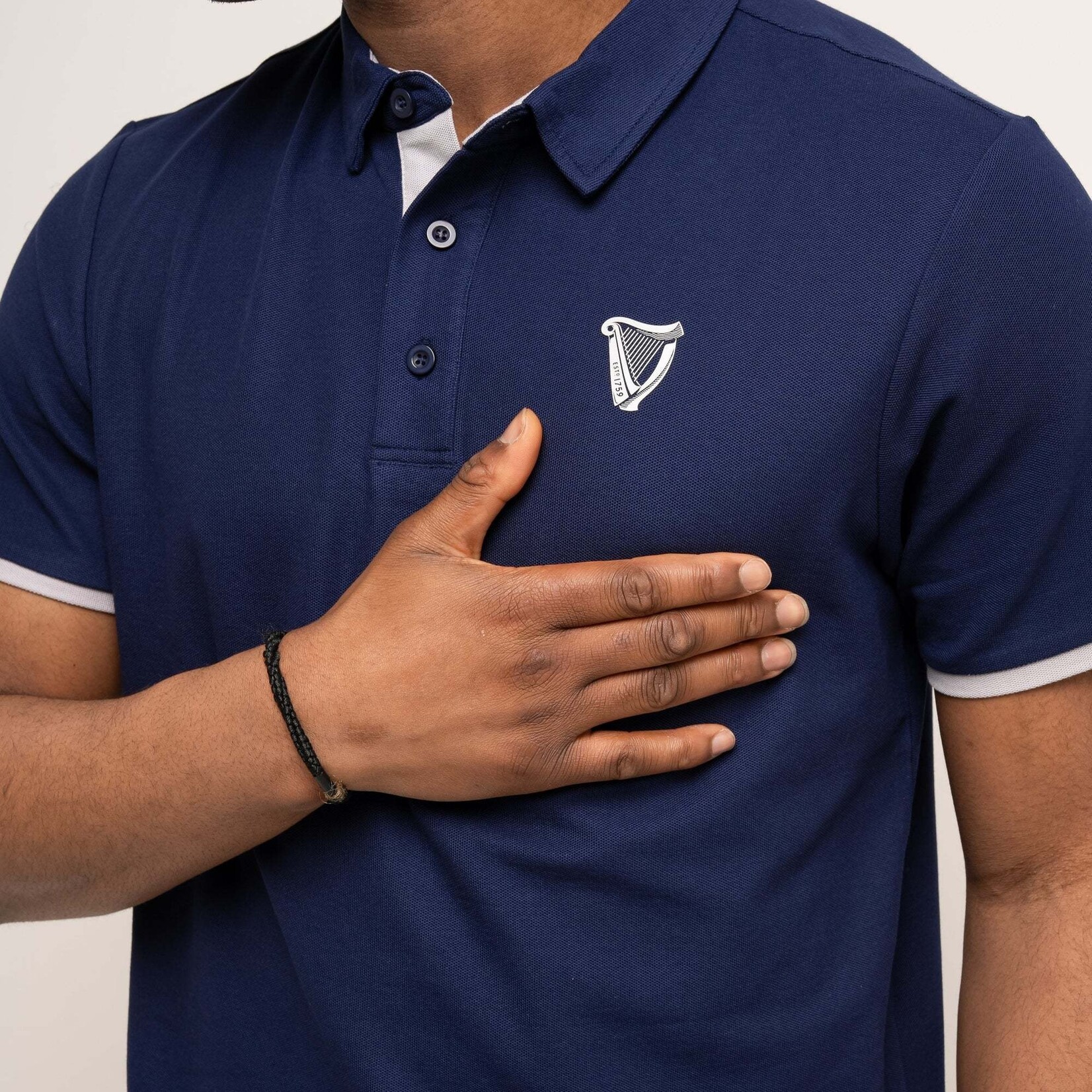 SPORTSWEAR GUINNESS NAVY / GREY GOLF POLO
