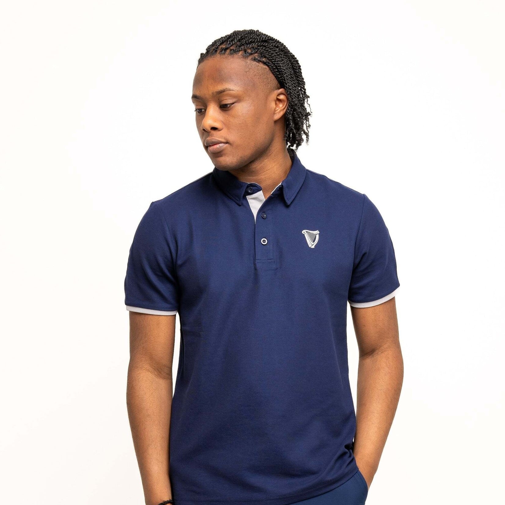 SPORTSWEAR GUINNESS NAVY / GREY GOLF POLO