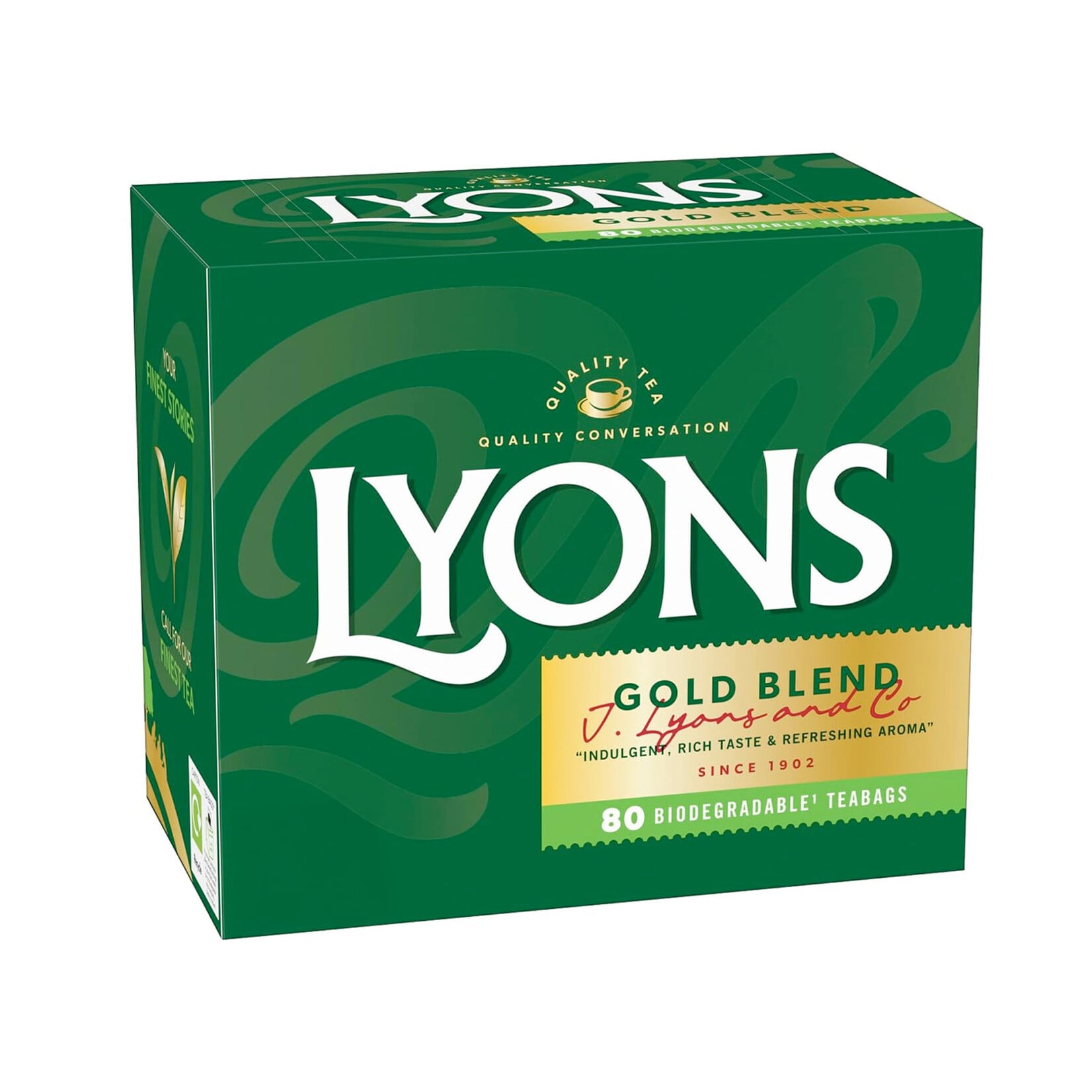 TEAS LYONS GOLD LABEL TEA BAGS 80ct