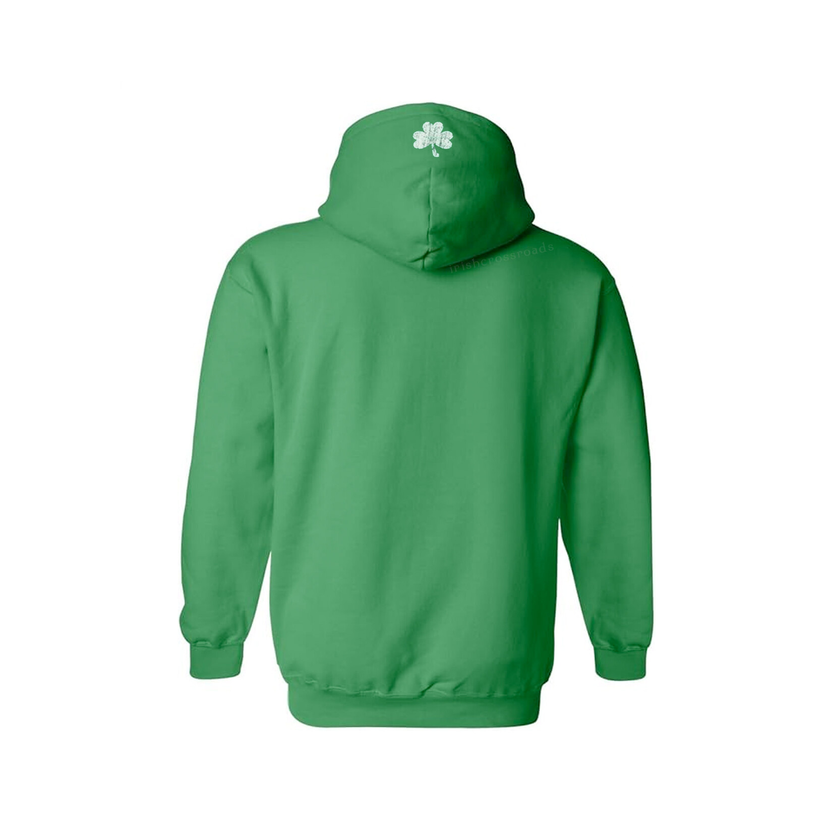 SHIRTS CLEARANCE: IRISH SHAMROCK GREEN HOODIE :FINAL SALE