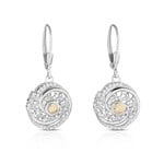 EARRINGS BORU STERLING SOLSTICE SWIRL DROP EARRINGS