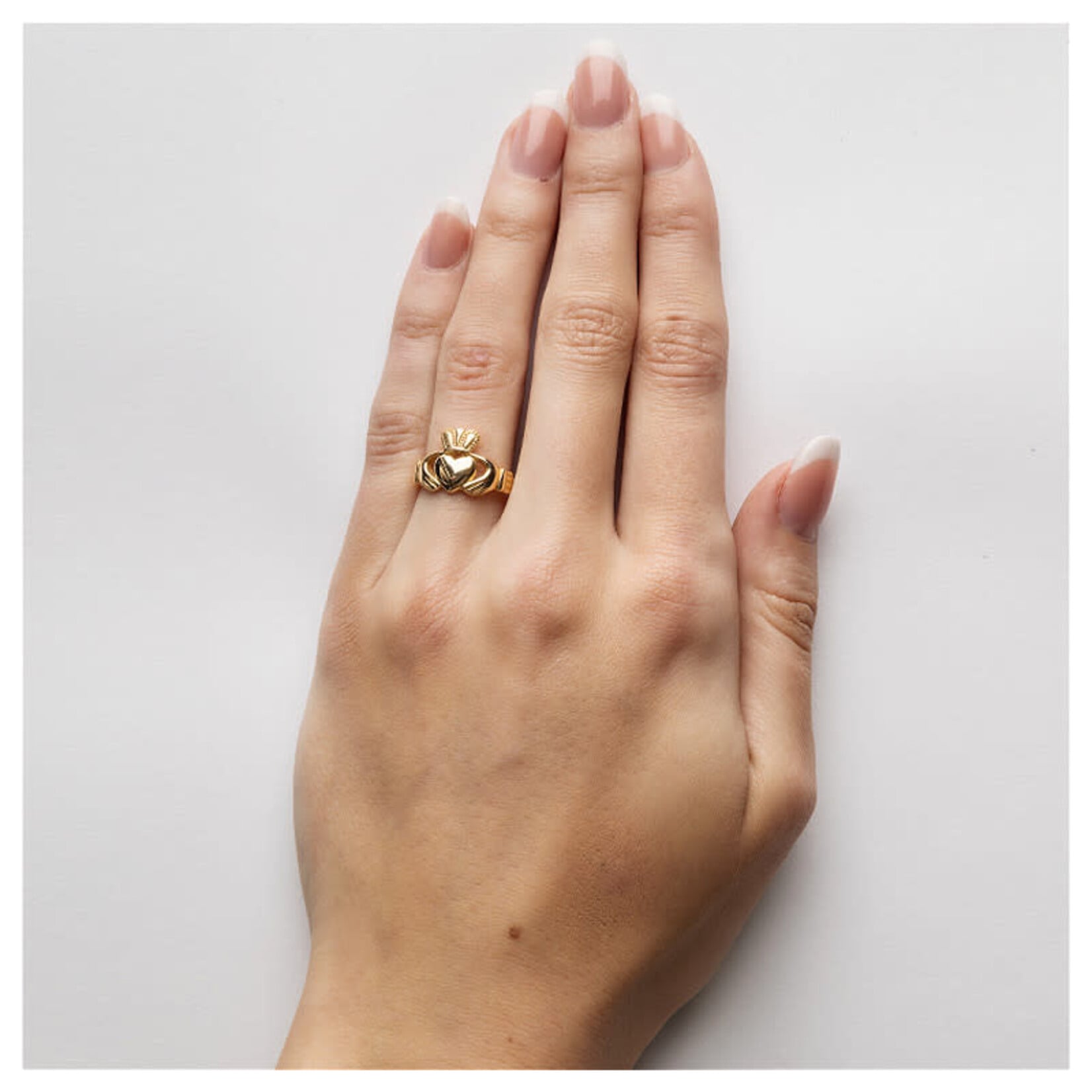 RINGS SHANORE 10K LADIES CLADDAGH RING