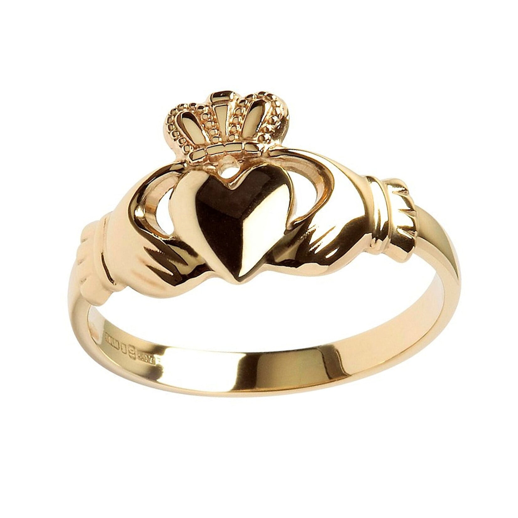 RINGS SHANORE 10K LADIES CLADDAGH RING