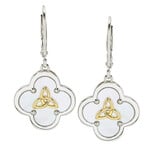EARRINGS SHANORE HARMONY STERLING CLOVER TRIN DROP EARRINGS