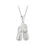 PENDANTS & NECKLACES SOLVAR STERLING IRISH DANCE SHOES PENDANT