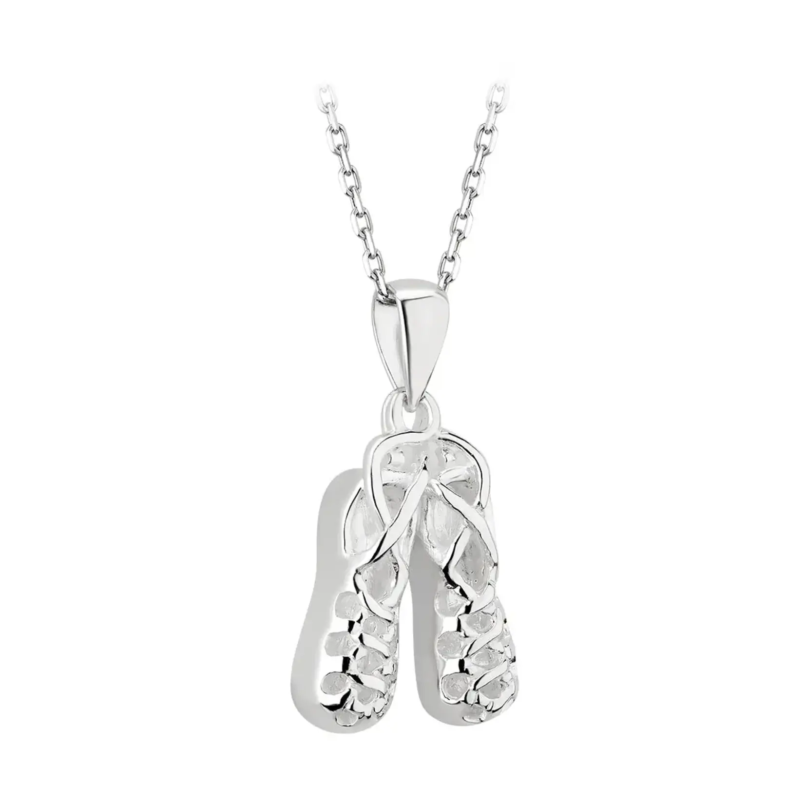 PENDANTS & NECKLACES SOLVAR STERLING IRISH DANCE SHOES PENDANT