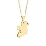PENDANTS & NECKLACES SOLVAR GP LRG MAP of IRELAND PENDANT