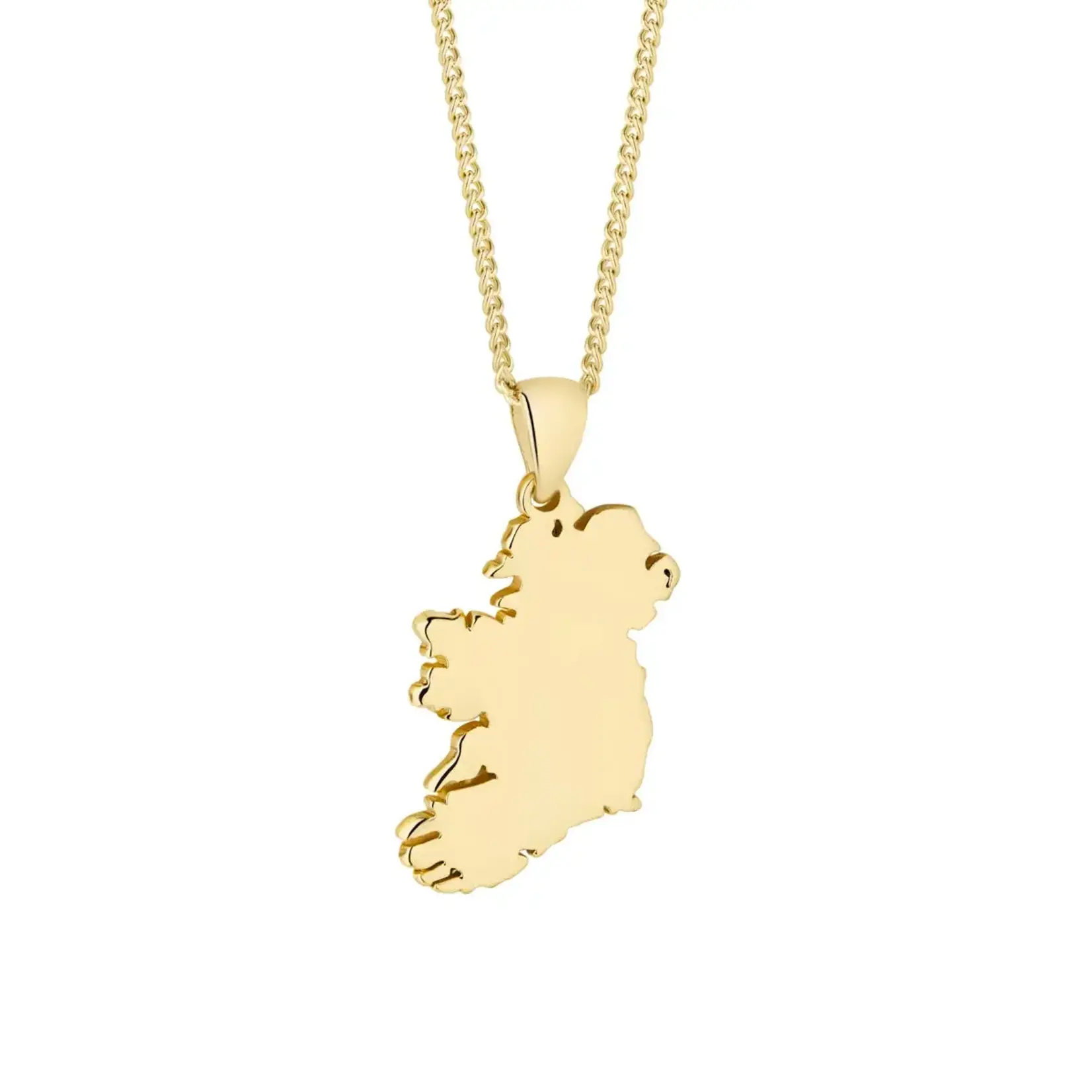 PENDANTS & NECKLACES SOLVAR GP LRG MAP of IRELAND PENDANT