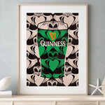 PLAQUES, SIGNS & POSTERS IRISH ART PRINT - Guinness Claddagh